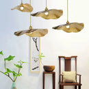 Ljojo Lotus Leaf Pendant Light: Zen Tea Room Decorative Lighting Fixtures