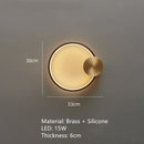 Nordic Brass Ring LED Wall Lights | Art Deco Sconce for Home & Dining Room By Ljojo
