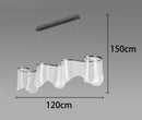 Ljojo Modern Acrylic Pendant Light Chandeliers LED - Indoor Staircase Hanging Lamp