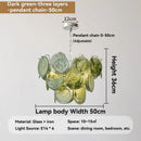 French Glass Chandelier Elegant Crystal Pendant Light for Living Room Dining Home Decor by Ljojo