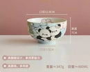 Ljojo 5-Inch Ceramic Panda Rice Bowl - Microwave Safe, High Aesthetic Value