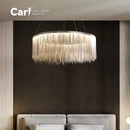 Nordic Postmodern Art Chandelier Luxury Tassel Designer LED Decorative Lamps by Ljojo
