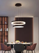Ljojo LED Chandelier with Remote Control for Modern Home Decor