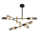 Modern Minimalist Art LED Pendant Light Guns Line Glass Chandeliers by Ljojo