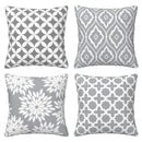 Geometric & Floral Patterned Pillow Covers by Ljojo for Sofa, Bedroom, Car