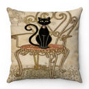 Cute Cartoon Cat Pillow Cover 45x45cm - Ljojo Home Decorodox