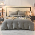 Ljojo 2024 Luxury Cotton Thickened Solid Color Four-Piece Set