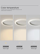 Ceiling Lamps - Modern Round Minimalist LED Lamp for Bedroom Study All Room by Ljojo