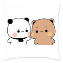 Cute Panda Bears Printed Pillow Case for Sofa Decoration by Ljojo
