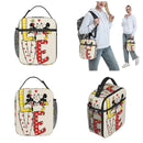 Ljojo Mickey and Minnie Insulated Lunch Bag - Portable Thermal Food Cooler