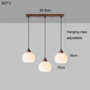 Ljojo Medieval Style Bedroom Chandelier Retro Pendant Lighting