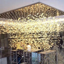 Ljojo Luxury Maple Leaf Crystal Chandelier Elegant Hotel Villa Lobby Art Decor Lighting