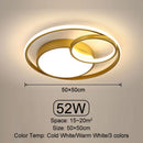 Ljojo LED Ceiling Light: Modern Dimmable Indoor Lighting for Living Room, Bedroom, Dining Room