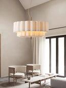 Nordic Retro Living Room Chandeliers Hanging Lamps | Wabi Sabi French Medieval Pendant Lights by Ljojo