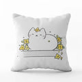 Cute Cat Pillowcase by Ljojo: Modern Design Home Decor Cushion Cover for Sofa