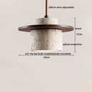 Ljojo LED Hanging Lamp: Japanese Style Pendant Light for Home Decor