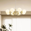 Ljojo LED Pendant Light: Modern Nordic Chandelier for Living Room, Bedroom, and Restaurant Lighting