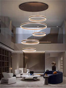 Luxury LED Chandelier Hollow Pendant Light Minimalist Design by Ljojo