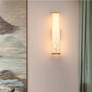 Ljojo Luxurious Marble Modern Full-copper Golden Wall Lamp for Living Room & Bedroom