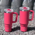 Ljojo 40oz Tumbler Cup Stainless Steel Insulated Coffee Mug with Straw