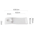 Ljojo Matte Ceramic Serving Plate Set for Molecular Cuisine and Sushi Dining