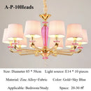 LED Fabric Pendant Light Fixture Modern Nordic Style Dining Room Living Room Lamps by Ljojo