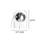 Ljojo LED Glass Desk Light: Minimalist Art Style for Bedroom, Living Room & Bedside