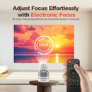 Ljojo™ Magcubic HY300 Ultra 4K Android Projector with Electronic Focus & Speaker