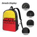 Ljojo Mickey Mouse Minnie School Bags Set for Kids with Lunch Box & Pen Bag