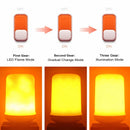 Ljojo LED Flame Light Bulb - 4 Modes Party Fire Effect KTV Festival Garden Decor