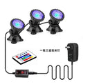 Ljojo LED Aquarium Light Waterproof Energy-saving Decorative Diving Spotlight