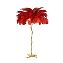 Nordic Resin Feather LED Floor Lamp for Luxury Home Decor by Ljojo
