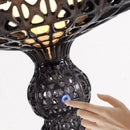 Ljojo Italian Hollow Goblet Acrylic Floor Lamp LED Decor Table for Living Room
