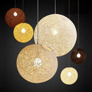 Nordic Style Rattan Chandelier Pendant Light - Ljojo