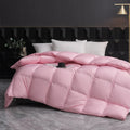 Ljojo Luxe Goose Down Quilt | Fluffy Queen King Size Duvet with Cotton Shell