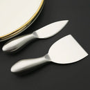 Ljojo Matte Silver Stainless Steel Cutlery Set - 6Pcs Butter Cheese Slicer Cutter