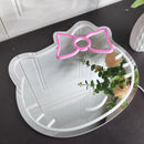 Animal Shape Neon Sign Mirror USB Powered Adjustable Makeup Mirror for Girls Room by Ljojo
