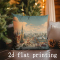 Christmas Pillow Covers by Ljojo: Festive Pattern Cushion Cover for Sofa, Bedroom, Car