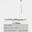 Nordic Designer LED Chandelier Hanging Light for Living Room Interior Lighting by Ljojo