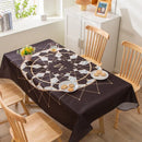 Ljojo Light Luxury Rectangular Tablecloth with Oil-Proof and Anti-Scalding Features