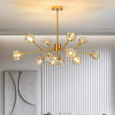 European Gold Chrome Branches K9 Crystal Chandelier Ceiling Light Fixture Ljojo