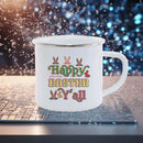Easter Rabbit Car Enamel Mug Set by Ljojo