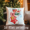 Christmas Funny Print Pillow Covers by Ljojo - Sofa Bedroom Car Cushion Cover