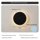Ljojo LED Touch Sensor Wall Lamp - Modern Minimalist Style for Bedroom, Staircase, Porch