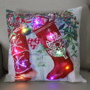 Ljojo LED Christmas Pillow Cover for Festive Holiday Decor