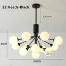 LED Nordic Magic Chandelier Hanging Light Fixture by Ljojo for Dining Living Room Decor