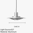Nordic Minimalist Industrial Chandelier for Dining Room - LED Pendant Light by Ljojo