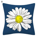 Flower Letter Print Cushion Cover for Stylish Home Decor by Ljojo