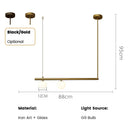 Modern Minimalist LED Pendant Light for Bedrooms Living Rooms Dining Rooms by Ljojo