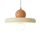 Modern Minimalist Restaurant Lamp: Cream Saucer Pendant by Ljojo